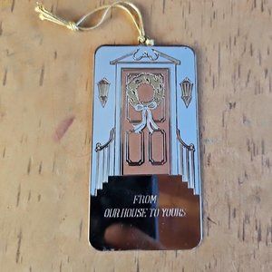 Vintage 1988 Fanny Farmer From Our House To Yours Metal Ornament Christmas